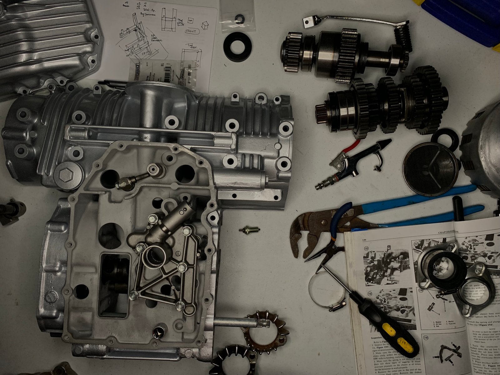 Honda CB750 engine rebuild